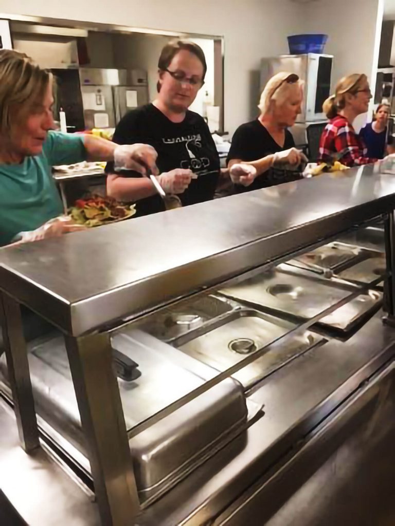 House Of Hope Serving Food